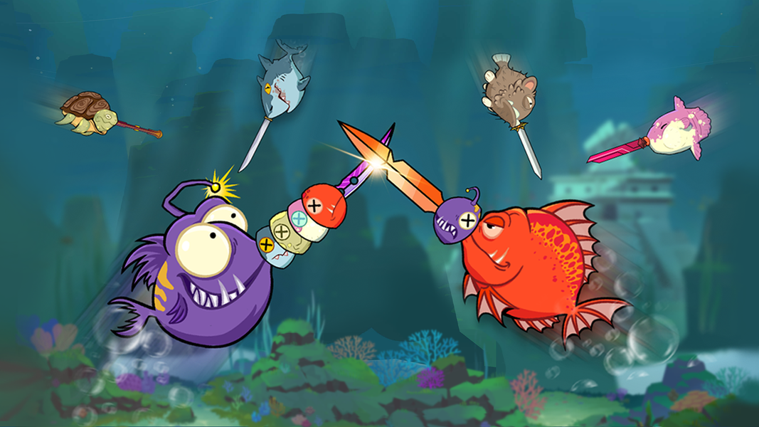 Survival Fish.io: Hunger Game - Gameplay image of android game