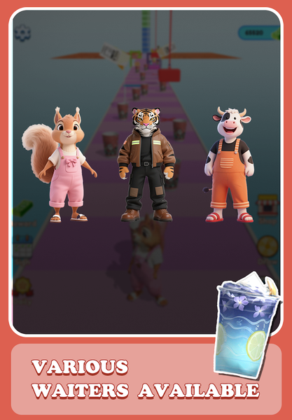 Coffee Stack Run - Gameplay image of android game