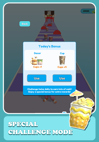 Coffee Stack Run - Gameplay image of android game