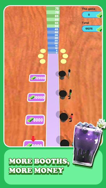 Coffee Stack Run - Gameplay image of android game