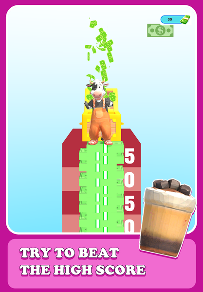 Coffee Stack Run - Gameplay image of android game