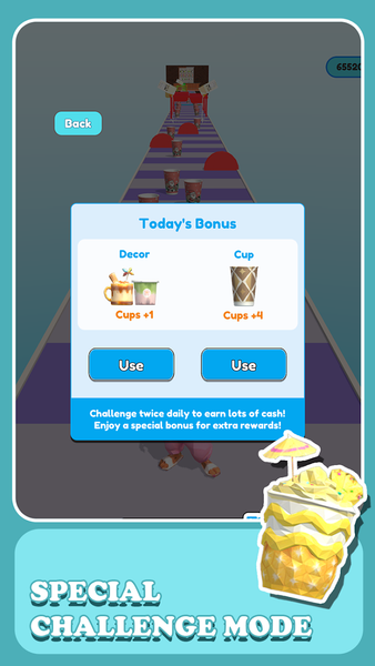 Coffee Stack Run - Gameplay image of android game