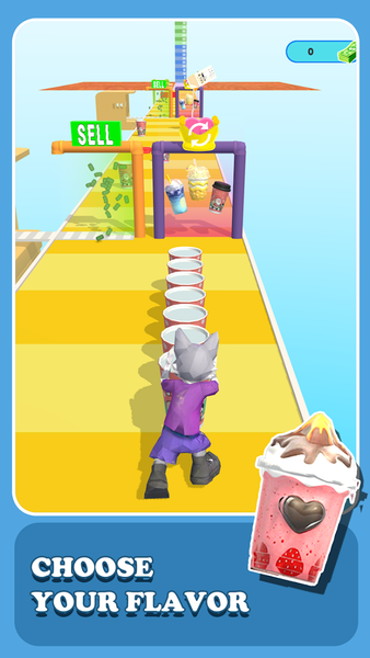 Coffee Stack Run - Gameplay image of android game