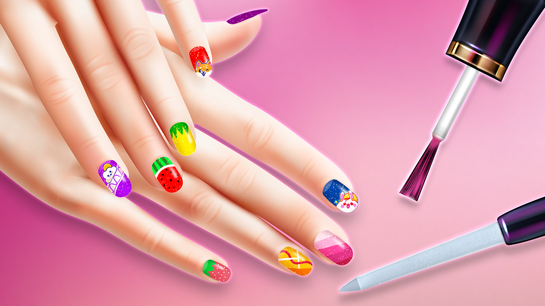 Nail Salon: Girls Game - عکس برنامه موبایلی اندروید