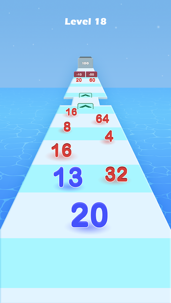 Number Run: Merge Master - عکس بازی موبایلی اندروید