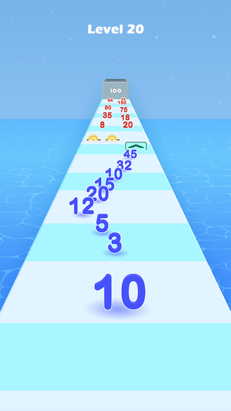 Number Run: Merge Master - عکس بازی موبایلی اندروید