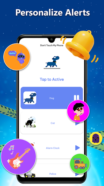 AntiTheft: Don't Touch Phone - عکس برنامه موبایلی اندروید