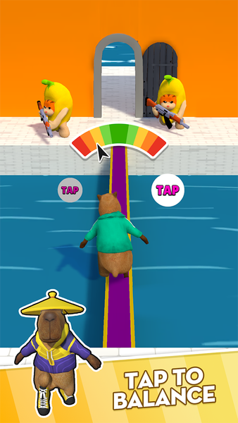 Capybara Run: ۴۵۶ Rat Survival - عکس بازی موبایلی اندروید