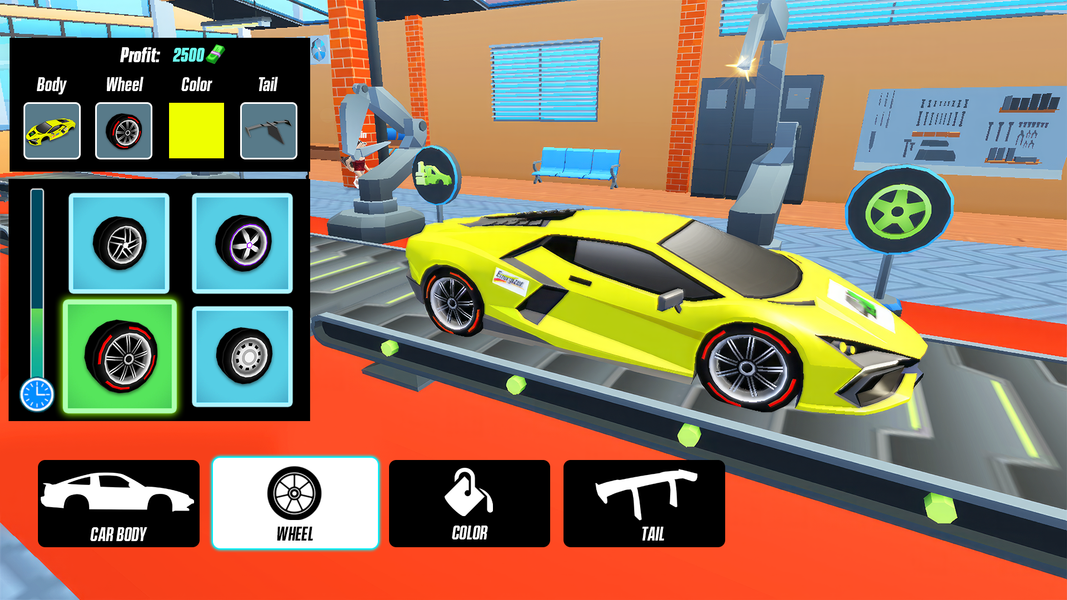 Blox Dealership: ۳D Car Garage - عکس بازی موبایلی اندروید