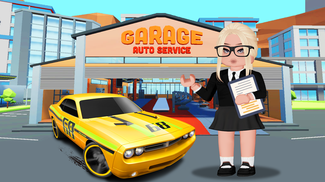 Blox Dealership: ۳D Car Garage - عکس بازی موبایلی اندروید
