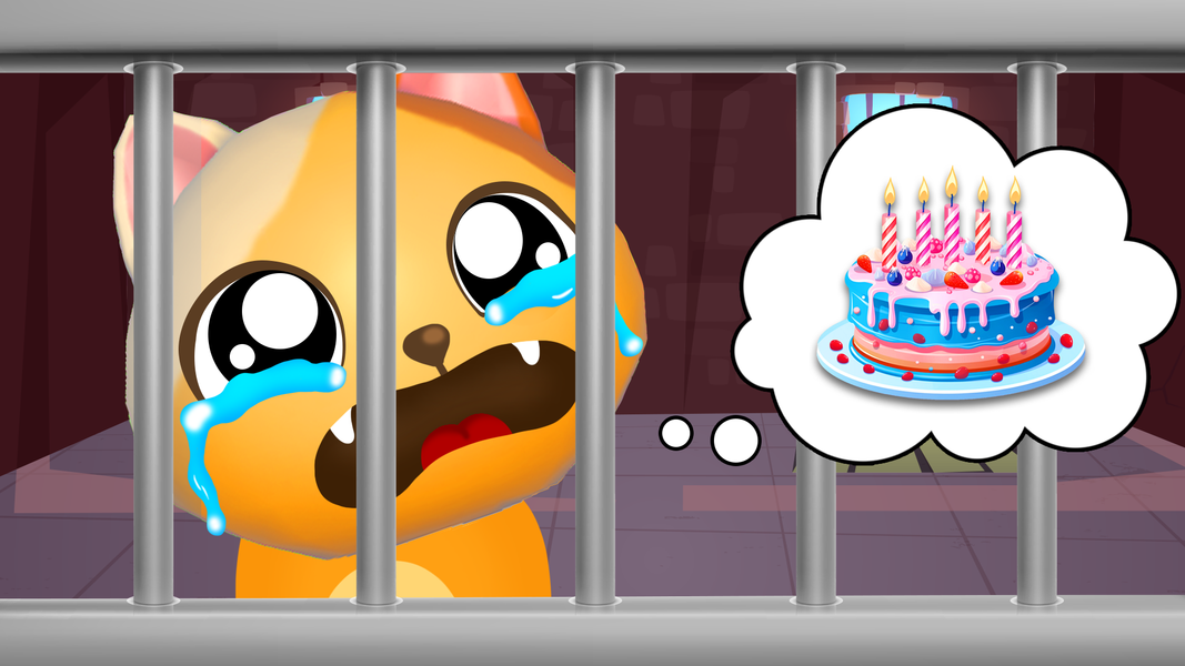 Kitten Escape: Hide n Seek Cat - Gameplay image of android game