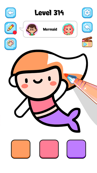 Coloring Book: ASMR Tap Paint - عکس بازی موبایلی اندروید