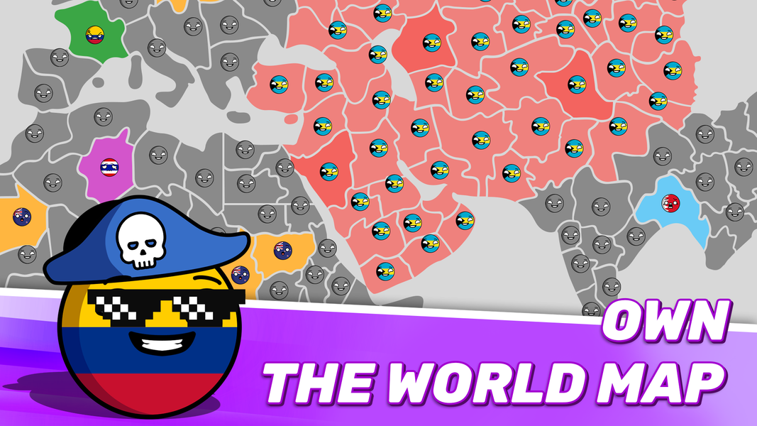 Country Balls: World Battle - عکس بازی موبایلی اندروید