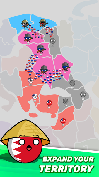 Country Balls: World Battle - عکس بازی موبایلی اندروید