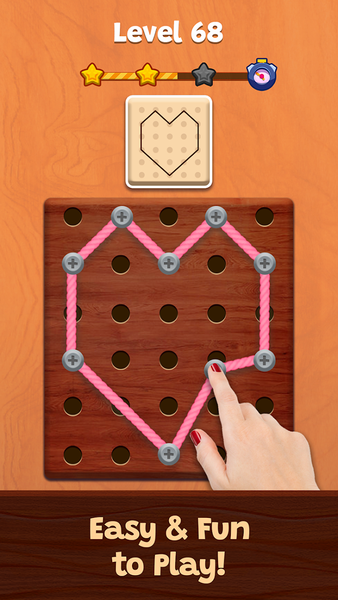 Tricky Line: Nut & Rope - عکس بازی موبایلی اندروید