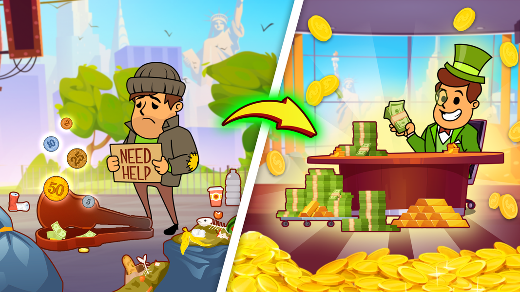 Money Drop: Help Street Dude - عکس بازی موبایلی اندروید