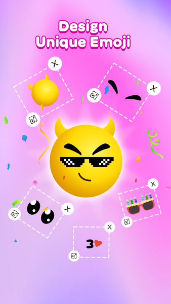 Emoji Maker: Design Stickers - عکس برنامه موبایلی اندروید