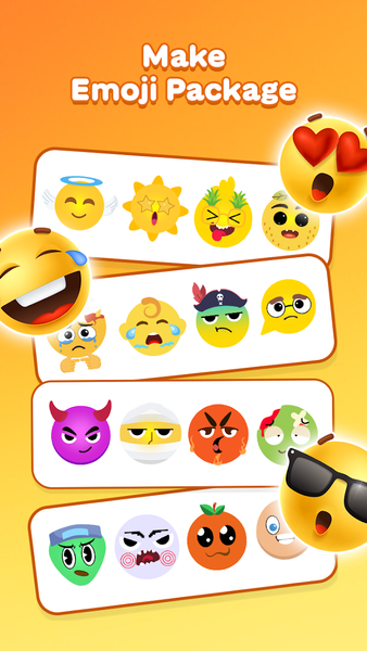 Emoji Maker: Design Stickers - عکس برنامه موبایلی اندروید