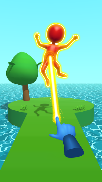 Laser Hand: Magic Power - Gameplay image of android game
