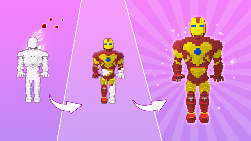 Easy Magnet: Brick World - Gameplay image of android game