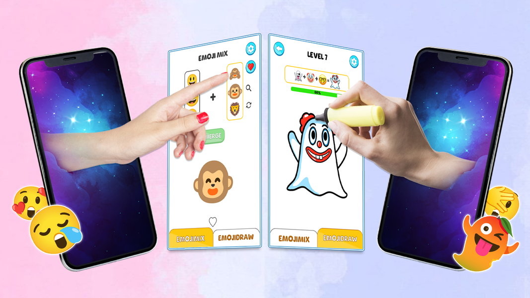 Emoji Mix: DIY Mixing - عکس بازی موبایلی اندروید