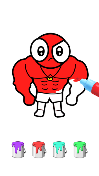 Coloring ASMR: Easy Paint - Gameplay image of android game