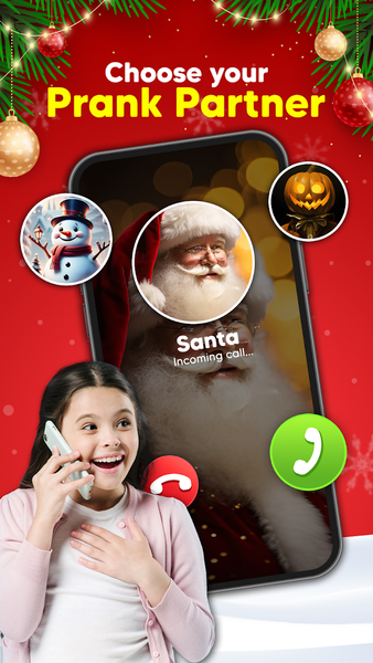 Santa Claus Call: Prank Video - Gameplay image of android game