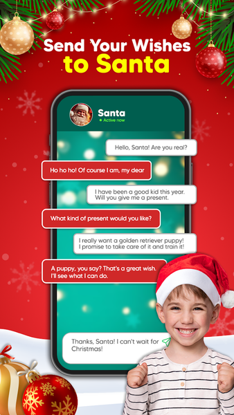Santa Claus Call: Prank Video - Gameplay image of android game