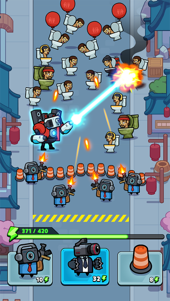 Alien Fight: Police vs Zombie - Gameplay image of android game