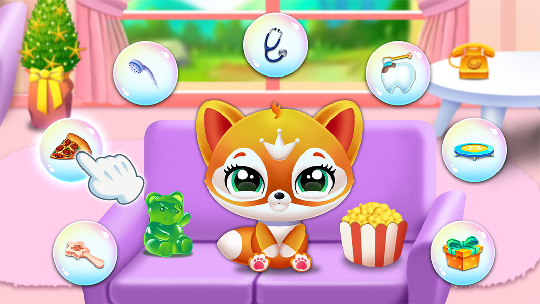 Kitty Pet Friend: My Cat House - Gameplay image of android game
