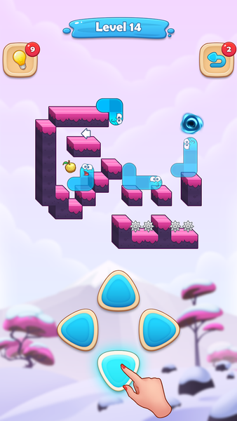 Worm Frenzy: Hungry Snake - Gameplay image of android game