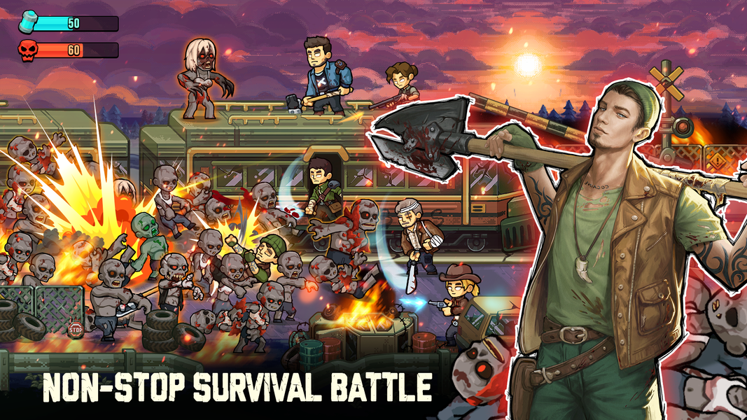 Zombie Warfare: The Death Path - عکس بازی موبایلی اندروید