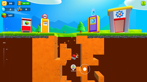 Ground Digger: Lava Hole Drill - Image screenshot of android app