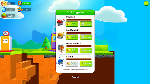 Ground Digger: Lava Hole Drill - Image screenshot of android app