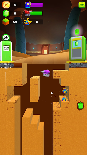Ground Digger: Lava Hole Drill - Image screenshot of android app