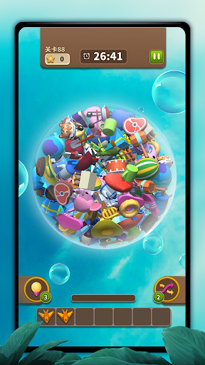 Match Triple Bubble - Puzzle3D - Image screenshot of android app