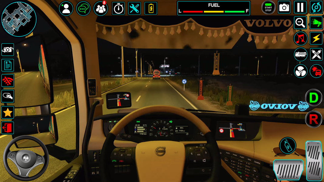 Euro Truck Games Driving 3D - Gameplay image of android game