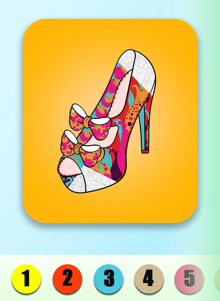 High Heels Coloring - عکس برنامه موبایلی اندروید
