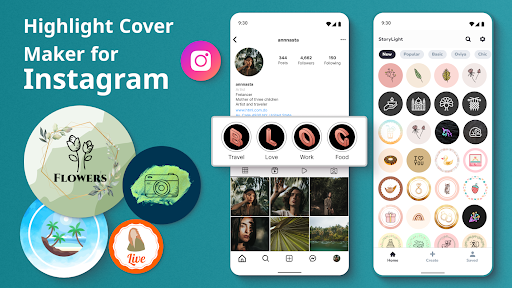 Highlight Cover Maker for IG - Image screenshot of android app