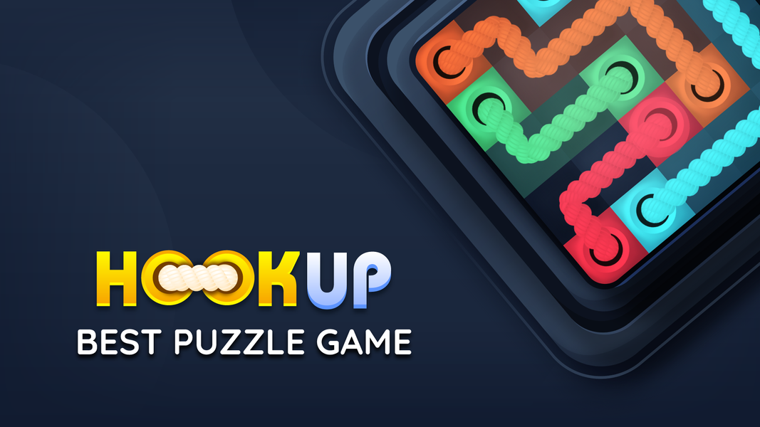 Hookup - Join Same Color Rope - عکس بازی موبایلی اندروید