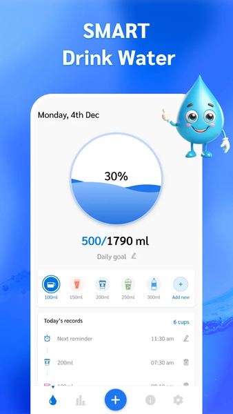 Drink Water Reminder - عکس برنامه موبایلی اندروید