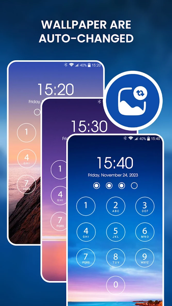 Lock screen live wallpaper - عکس برنامه موبایلی اندروید