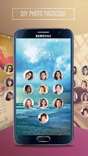 Photo keypad lockscreen - Image screenshot of android app