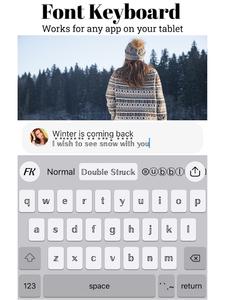 Font Keyboard - عکس برنامه موبایلی اندروید