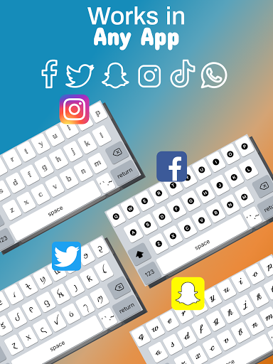 Font Keyboard - Image screenshot of android app
