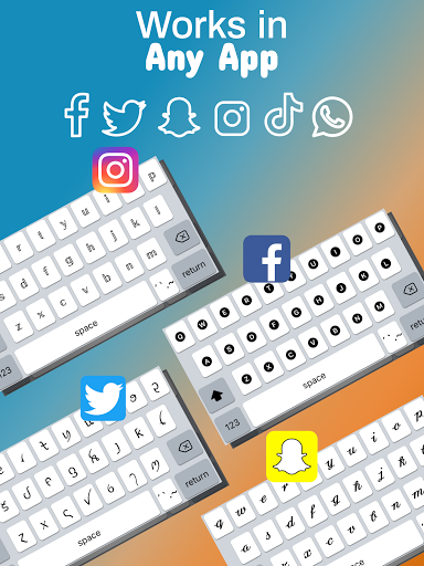 Font Keyboard - عکس برنامه موبایلی اندروید