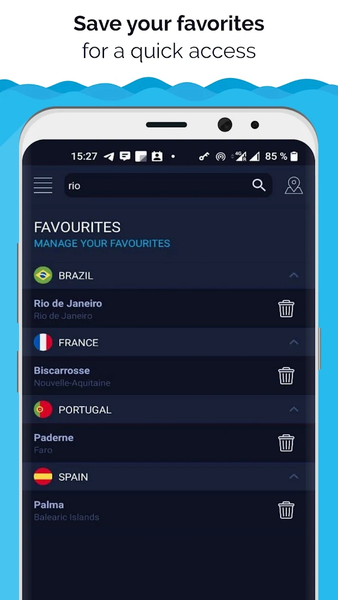 High Tides - Tide chart times - Image screenshot of android app