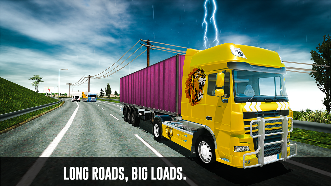 Highway Truck Driver 2025 - Gameplay image of android game