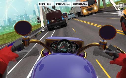 Super Highway Bike Racing Games: Motorcycle Racer - Gameplay image of android game