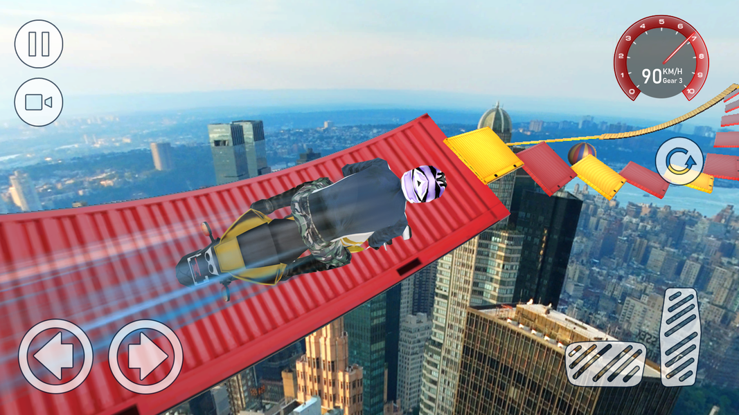 Bike Stunt 3D - Gameplay image of android game